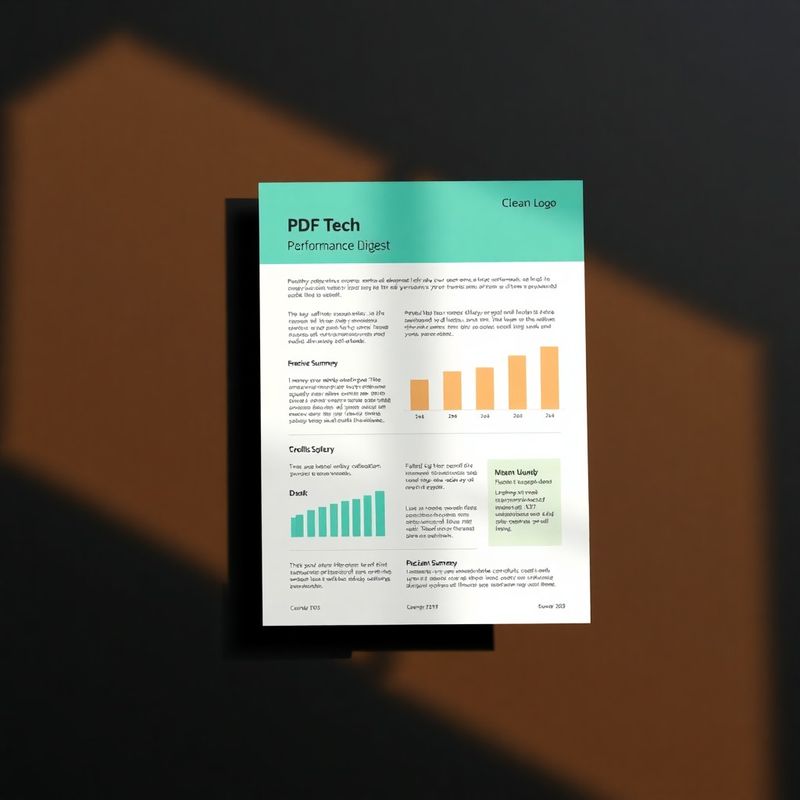 Previzualizare a unui raport PDF generat de Studio Pop